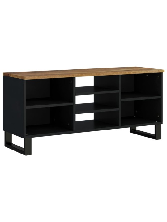 TV stolek 100 x 33 x 46 cm masivní mangovník a kompozitní dřevo