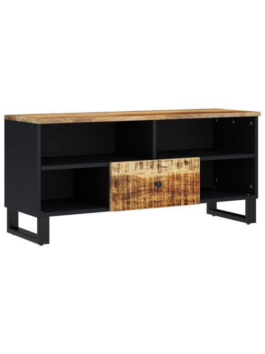 TV stolek 100 x 33 x 46 cm masivní mangovník a kompozitní dřevo