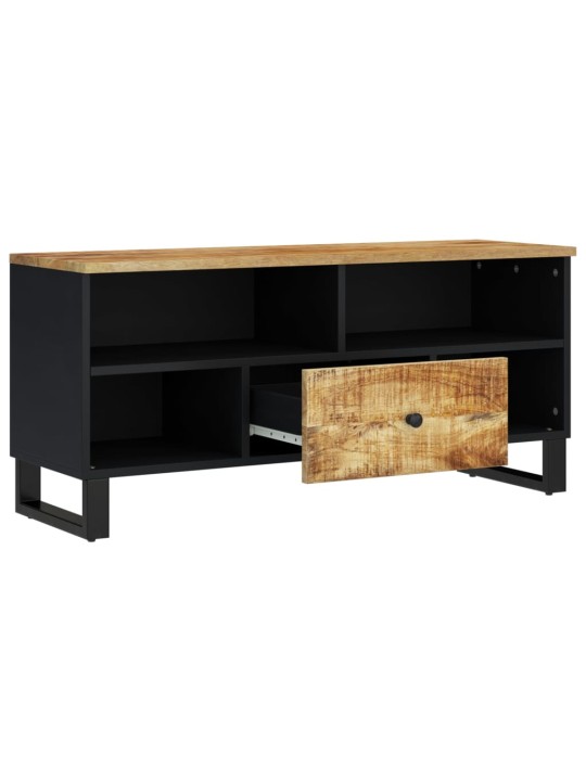 TV stolek 100 x 33 x 46 cm masivní mangovník a kompozitní dřevo