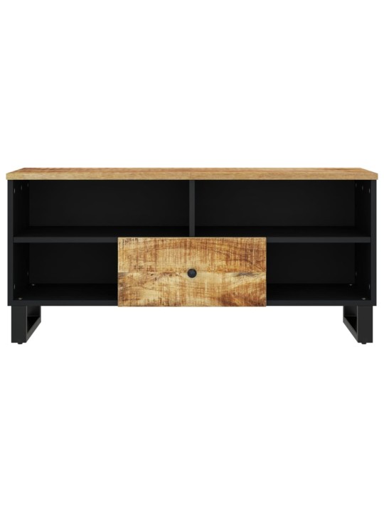 TV stolek 100 x 33 x 46 cm masivní mangovník a kompozitní dřevo