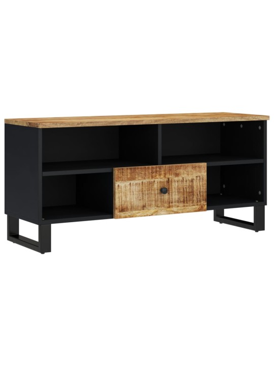 TV stolek 100 x 33 x 46 cm masivní mangovník a kompozitní dřevo