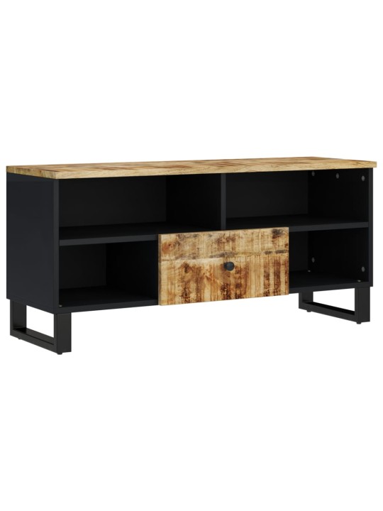 TV stolek 100 x 33 x 46 cm masivní mangovník a kompozitní dřevo