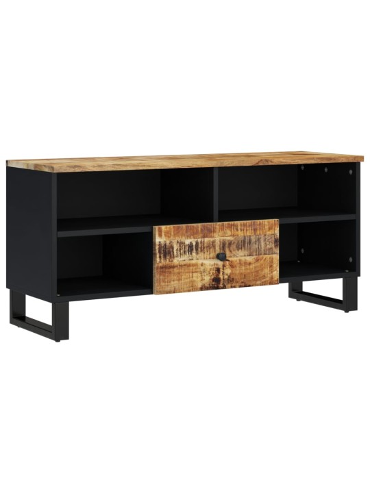 TV stolek 100 x 33 x 46 cm masivní mangovník a kompozitní dřevo