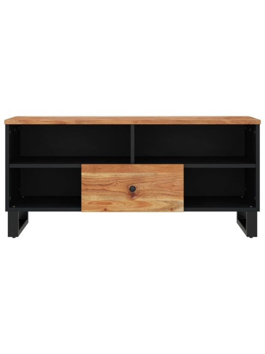TV skříňka 100 x 33 x 46 cm masivní akácie a kompozitní dřevo