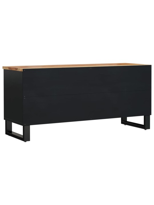 TV skříňka 100 x 33 x 46 cm masivní akácie a kompozitní dřevo
