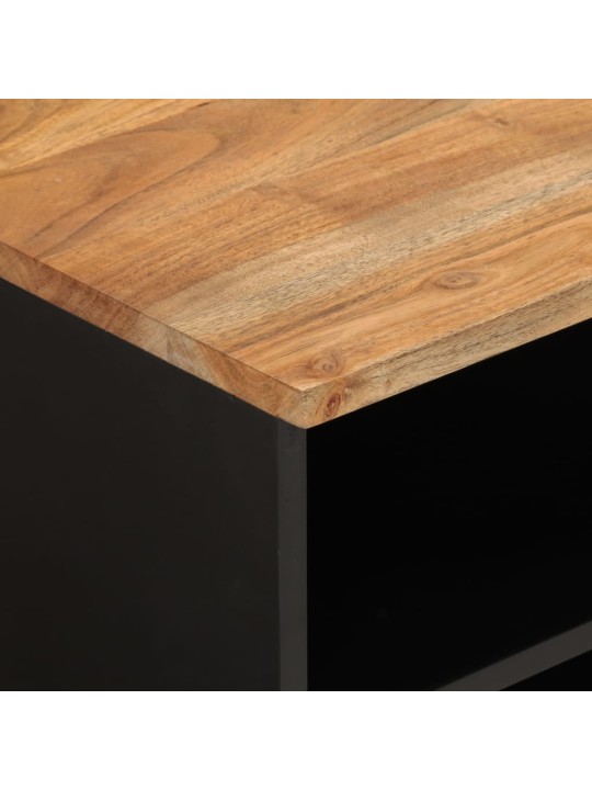 TV skříňka 100 x 33 x 46 cm masivní akácie a kompozitní dřevo