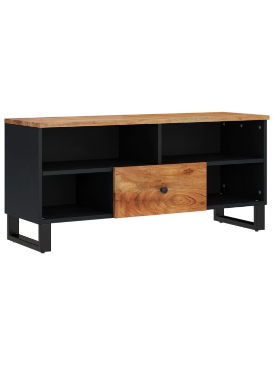 TV skříňka 100 x 33 x 46 cm masivní akácie a kompozitní dřevo