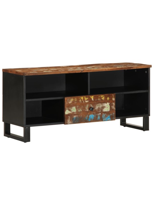 Tv skříňka 100x33x46 cm masivní recyklované a kompozitní dřevo