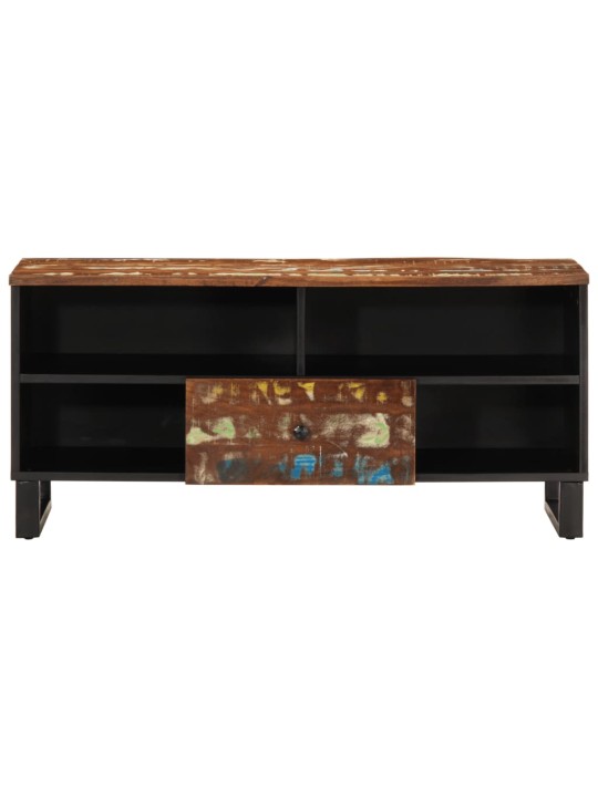 Tv skříňka 100x33x46 cm masivní recyklované a kompozitní dřevo