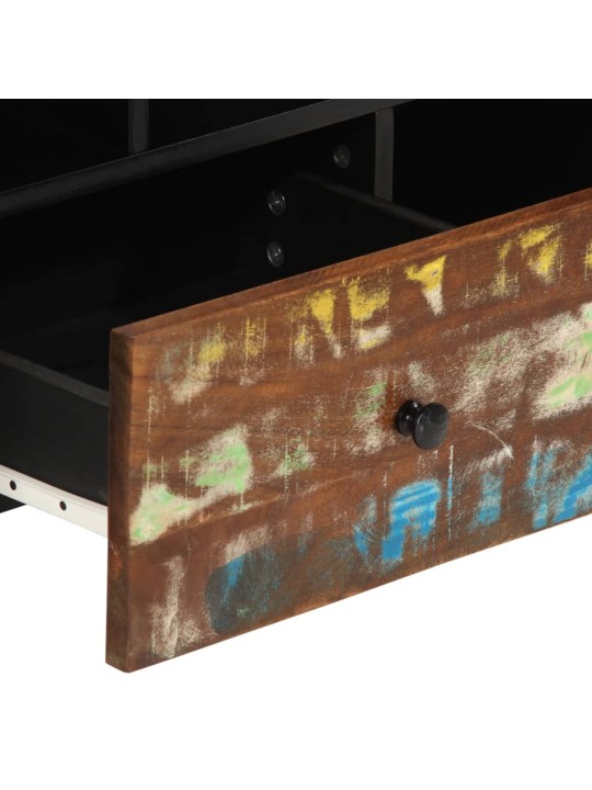 Tv skříňka 100x33x46 cm masivní recyklované a kompozitní dřevo