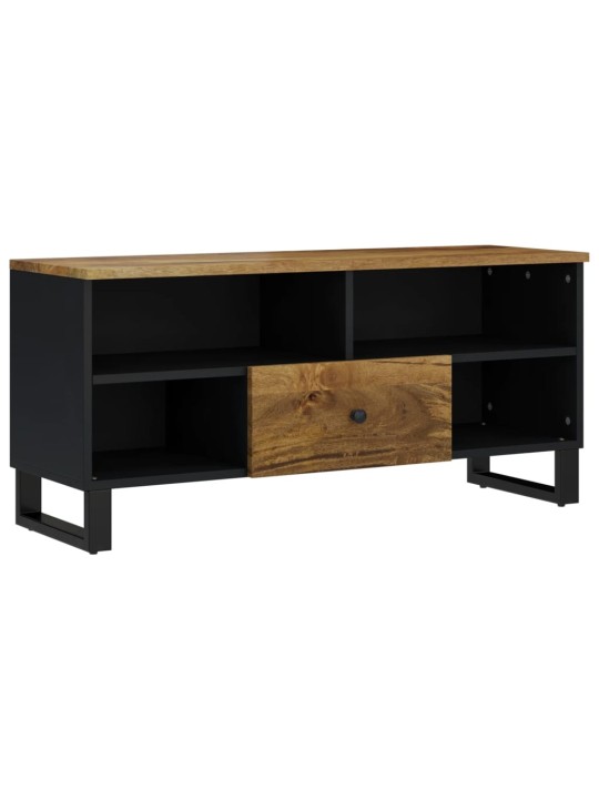 TV stolek 100 x 33 x 46 cm masivní mangovník a kompozitní dřevo