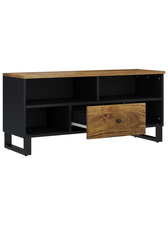 TV stolek 100 x 33 x 46 cm masivní mangovník a kompozitní dřevo