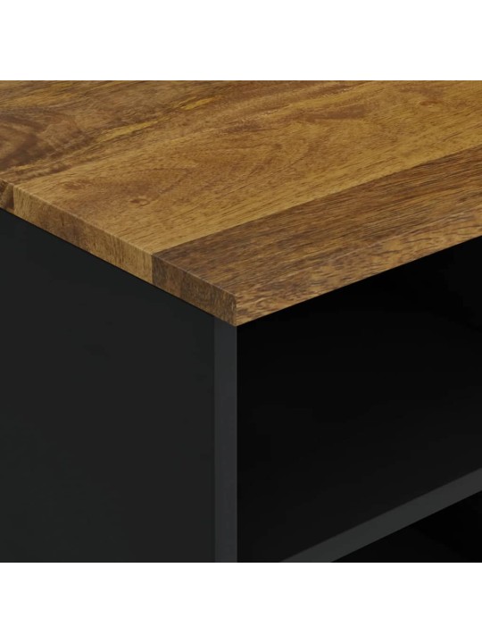 TV stolek 100 x 33 x 46 cm masivní mangovník a kompozitní dřevo