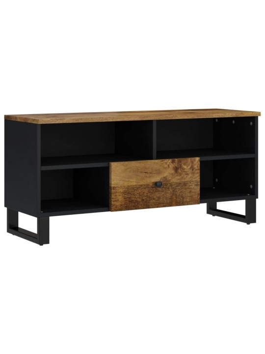 TV stolek 100 x 33 x 46 cm masivní mangovník a kompozitní dřevo