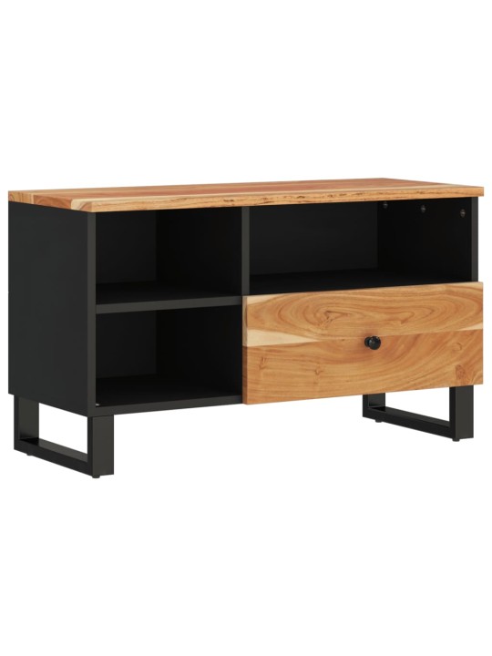 Tv stolek 80 x 33 x 46 cm masivní akácie a kompozitní dřevo