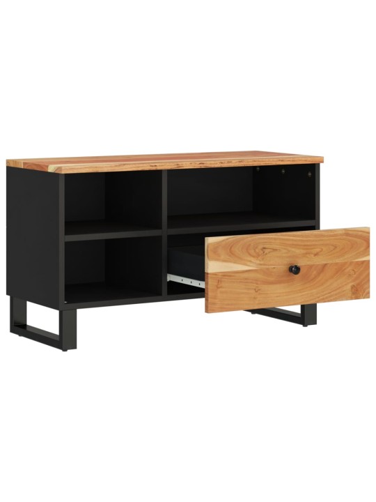 Tv stolek 80 x 33 x 46 cm masivní akácie a kompozitní dřevo