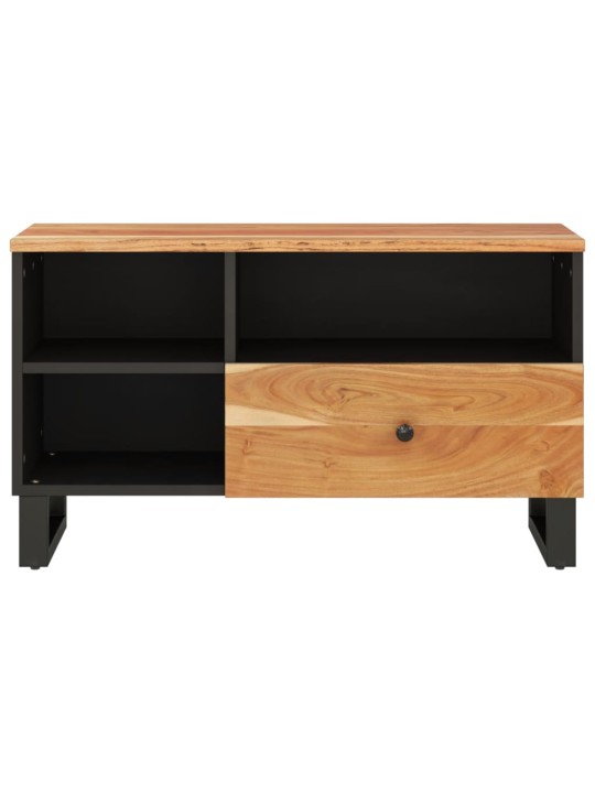 Tv stolek 80 x 33 x 46 cm masivní akácie a kompozitní dřevo