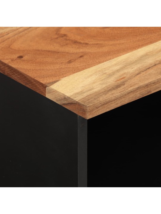 Tv stolek 80 x 33 x 46 cm masivní akácie a kompozitní dřevo
