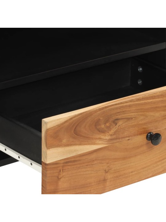Tv stolek 80 x 33 x 46 cm masivní akácie a kompozitní dřevo