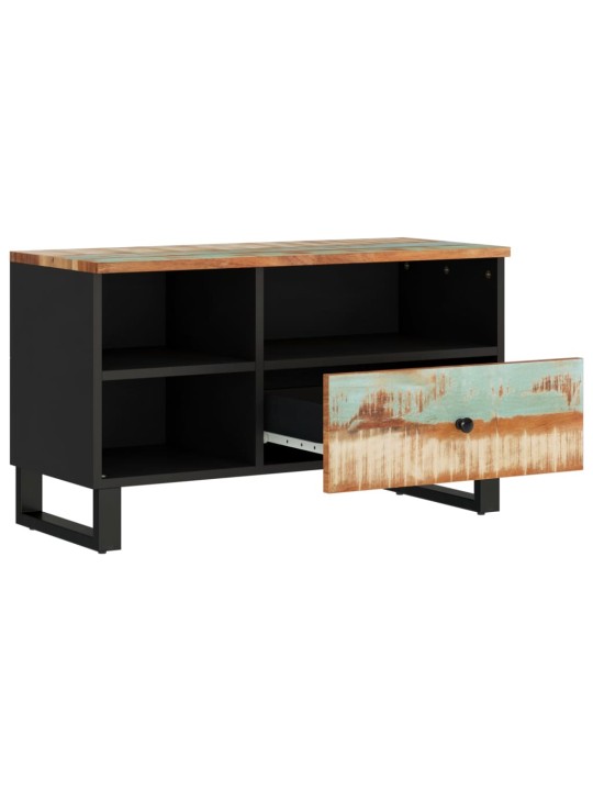 Tv stolek 80x33x46 cm masivní recyklované a kompozitní dřevo