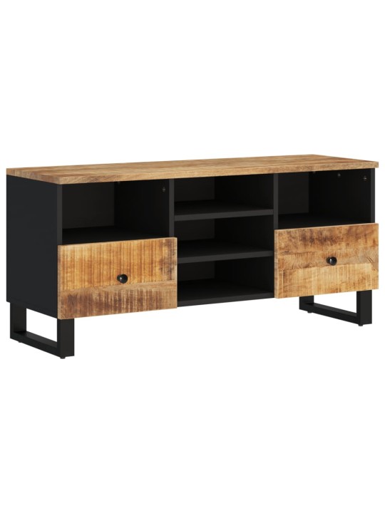 TV stolek 100 x 33 x 46 cm masivní mangovník a kompozitní dřevo