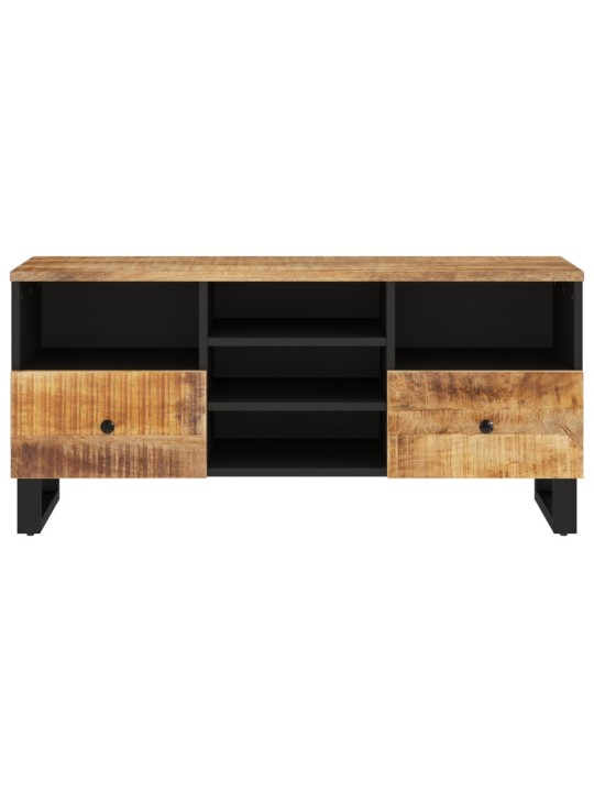 TV stolek 100 x 33 x 46 cm masivní mangovník a kompozitní dřevo