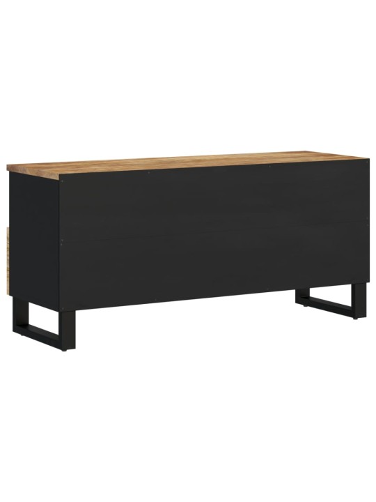 TV stolek 100 x 33 x 46 cm masivní mangovník a kompozitní dřevo