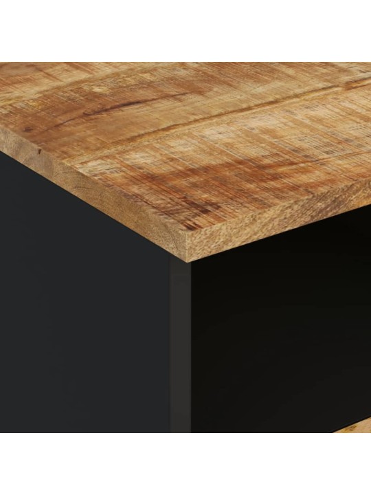 TV stolek 100 x 33 x 46 cm masivní mangovník a kompozitní dřevo