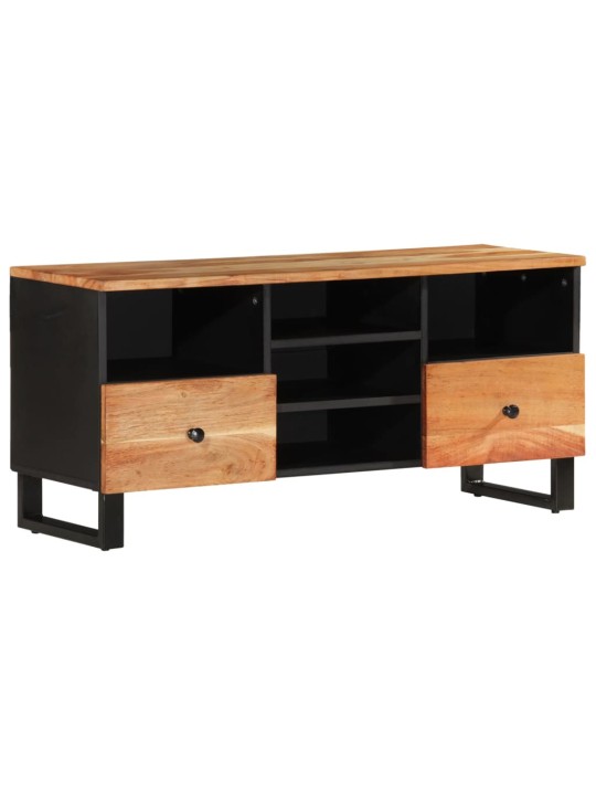 TV stolek 100 x 33 x 46 cm masivní akácie a kompozitní dřevo