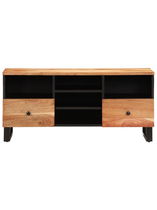 TV stolek 100 x 33 x 46 cm masivní akácie a kompozitní dřevo