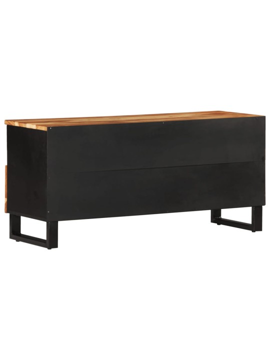 TV stolek 100 x 33 x 46 cm masivní akácie a kompozitní dřevo
