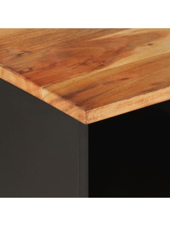 TV stolek 100 x 33 x 46 cm masivní akácie a kompozitní dřevo