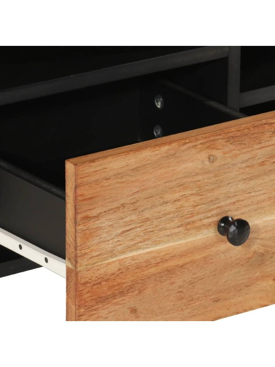 TV stolek 100 x 33 x 46 cm masivní akácie a kompozitní dřevo