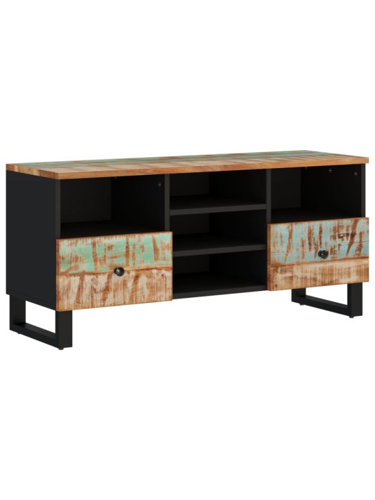 Tv stolek 100x33x46 cm masivní recyklované a kompozitní dřevo