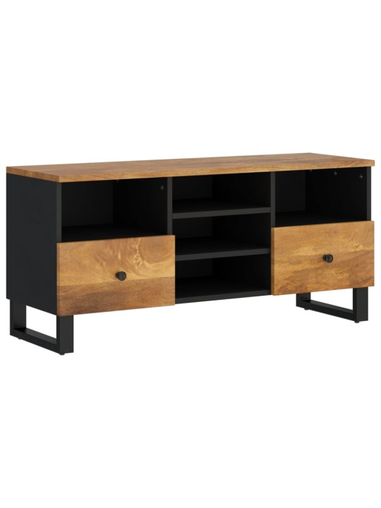 TV stolek 100 x 33 x 46 cm masivní mangovník a kompozitní dřevo
