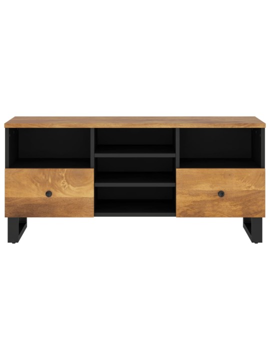 TV stolek 100 x 33 x 46 cm masivní mangovník a kompozitní dřevo