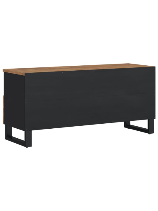 TV stolek 100 x 33 x 46 cm masivní mangovník a kompozitní dřevo