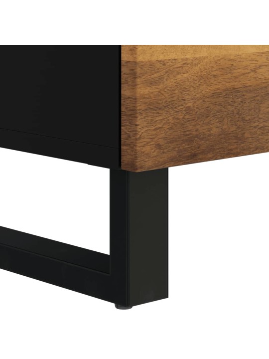 TV stolek 100 x 33 x 46 cm masivní mangovník a kompozitní dřevo