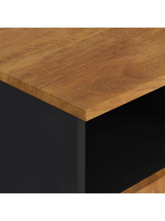 TV stolek 100 x 33 x 46 cm masivní mangovník a kompozitní dřevo