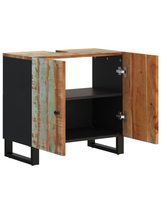 Umyvadlová skříňka 62x33x58 cm recyklované a kompozitní dřevo