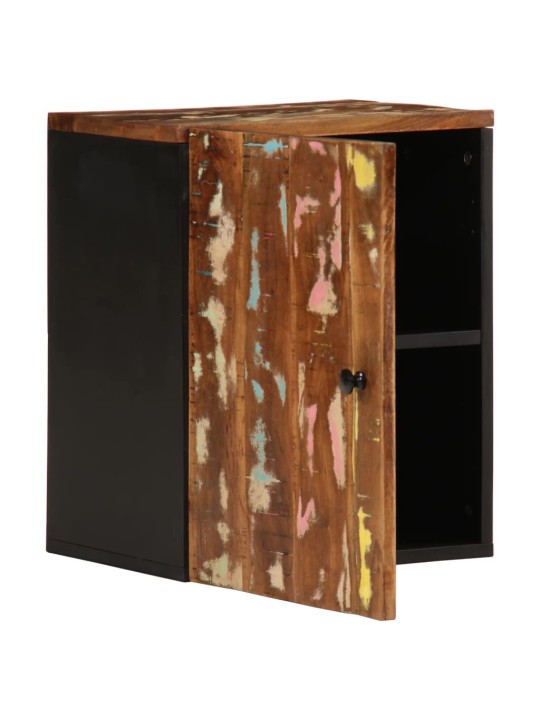 Koupelnová nástěnná skříňka 38 x 33 x 48 cm recyklované dřevo