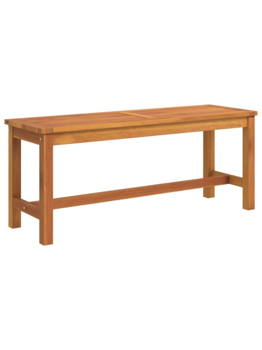 Zahradní lavice 110 x 35 x 45 cm masivní akáciové dřevo