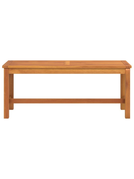 Zahradní lavice 110 x 35 x 45 cm masivní akáciové dřevo