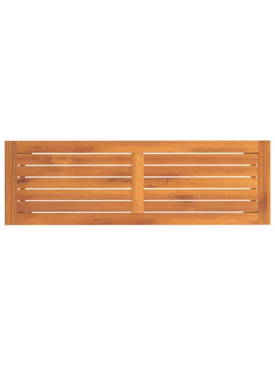 Zahradní lavice 110 x 35 x 45 cm masivní akáciové dřevo