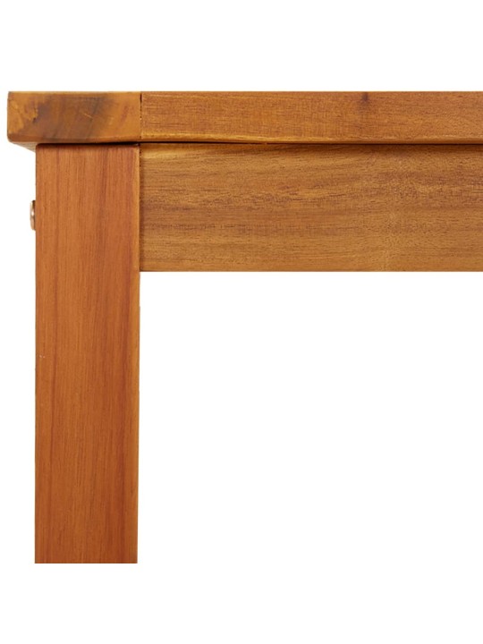 Zahradní lavice 110 x 35 x 45 cm masivní akáciové dřevo