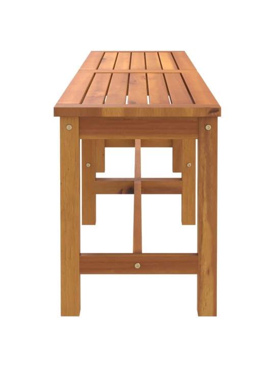 Zahradní lavice 150 x 35 x 45 cm masivní akáciové dřevo