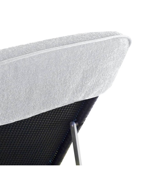 Plážové osušky 2 ks bílé 60 x 135 cm textil 400 GSM