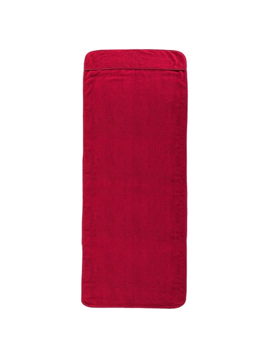 Plážové osušky 2 ks vínové 60 x 135 cm textil 400 GSM