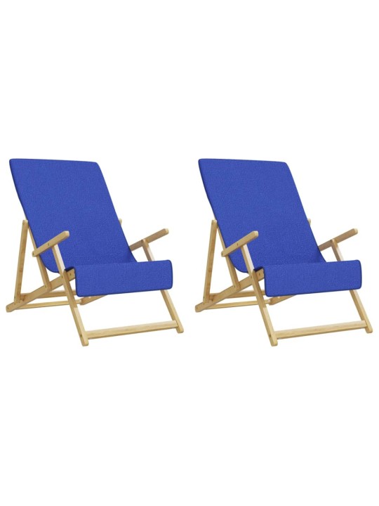 Plážové osušky 2 ks královsky modré 60 x 135 cm textil 400 GSM