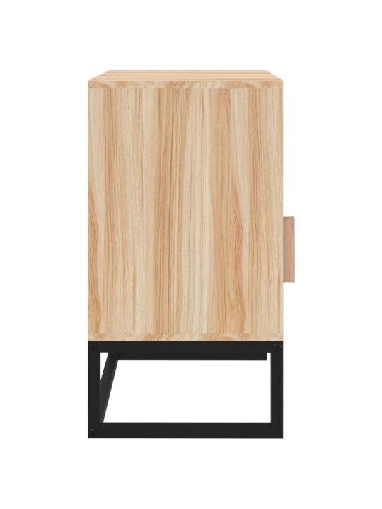 Noční stolek 40 x 30 x 55,5 cm kompozitní dřevo a železo